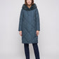 Long Puffer Jacket with Faux Fur-Lined Hood