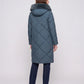 Long Puffer Jacket with Faux Fur-Lined Hood