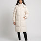 Long Hooded Puffer Jacket