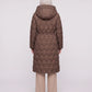 Long Hooded Puffer Jacket with Detachable Sleeves
