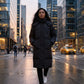 Long Hooded Puffer Jacket