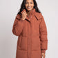 Long Hooded Puffer Jacket