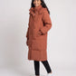 Long Hooded Puffer Jacket
