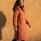 Long Hooded Puffer Jacket