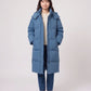 Long Oversized Hooded Puffer Jacket