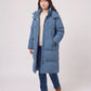 Long Oversized Hooded Puffer Jacket