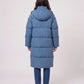 Long Oversized Hooded Puffer Jacket
