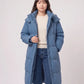 Long Oversized Hooded Puffer Jacket