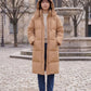 Long Oversized Hooded Puffer Jacket