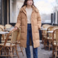 Long Oversized Hooded Puffer Jacket