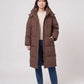 Long Oversized Hooded Puffer Jacket