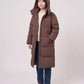 Long Oversized Hooded Puffer Jacket