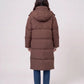 Long Oversized Hooded Puffer Jacket