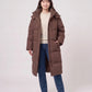 Long Oversized Hooded Puffer Jacket