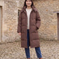 Long Oversized Hooded Puffer Jacket