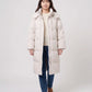 Long Oversized Hooded Puffer Jacket