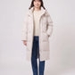 Long Oversized Hooded Puffer Jacket