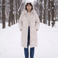 Long Oversized Hooded Puffer Jacket