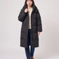 Long Oversized Hooded Puffer Jacket