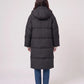 Long Oversized Hooded Puffer Jacket