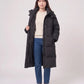 Long Oversized Hooded Puffer Jacket