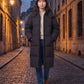 Long Oversized Hooded Puffer Jacket
