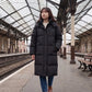 Long Oversized Hooded Puffer Jacket