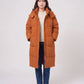Long Oversized Hooded Puffer Jacket