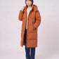 Long Oversized Hooded Puffer Jacket