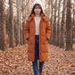 Long Oversized Hooded Puffer Jacket