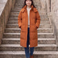 Long Oversized Hooded Puffer Jacket