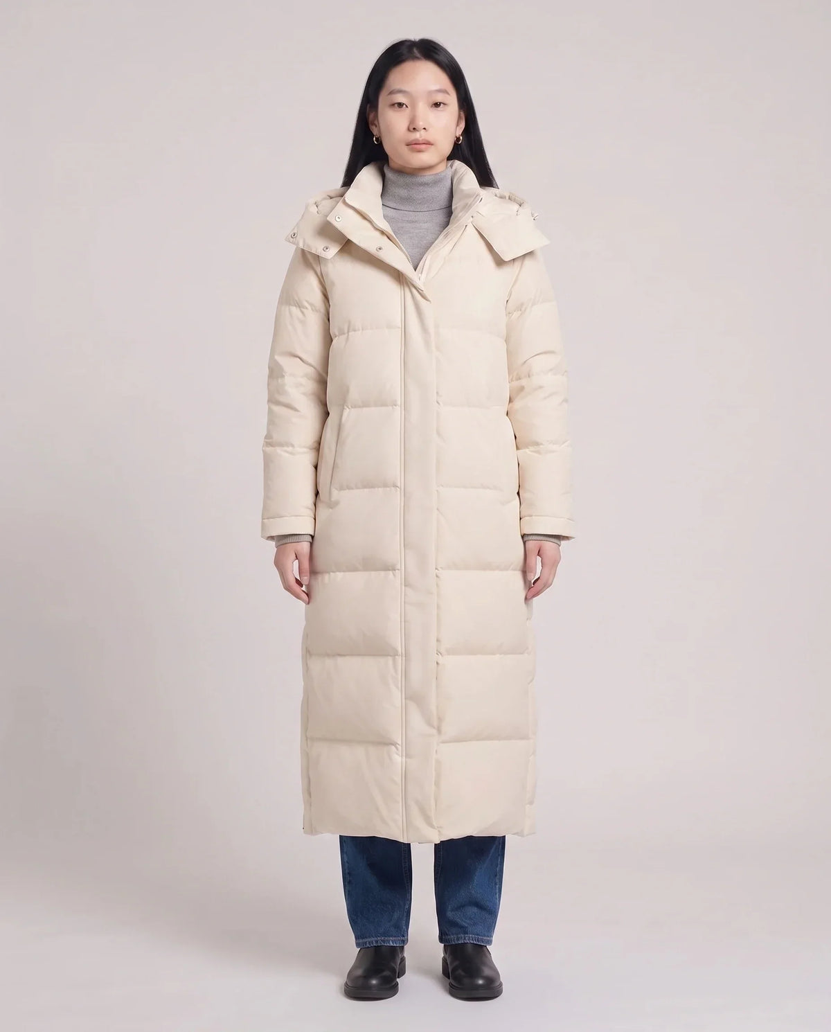 Maxi Hooded Puffer Coat