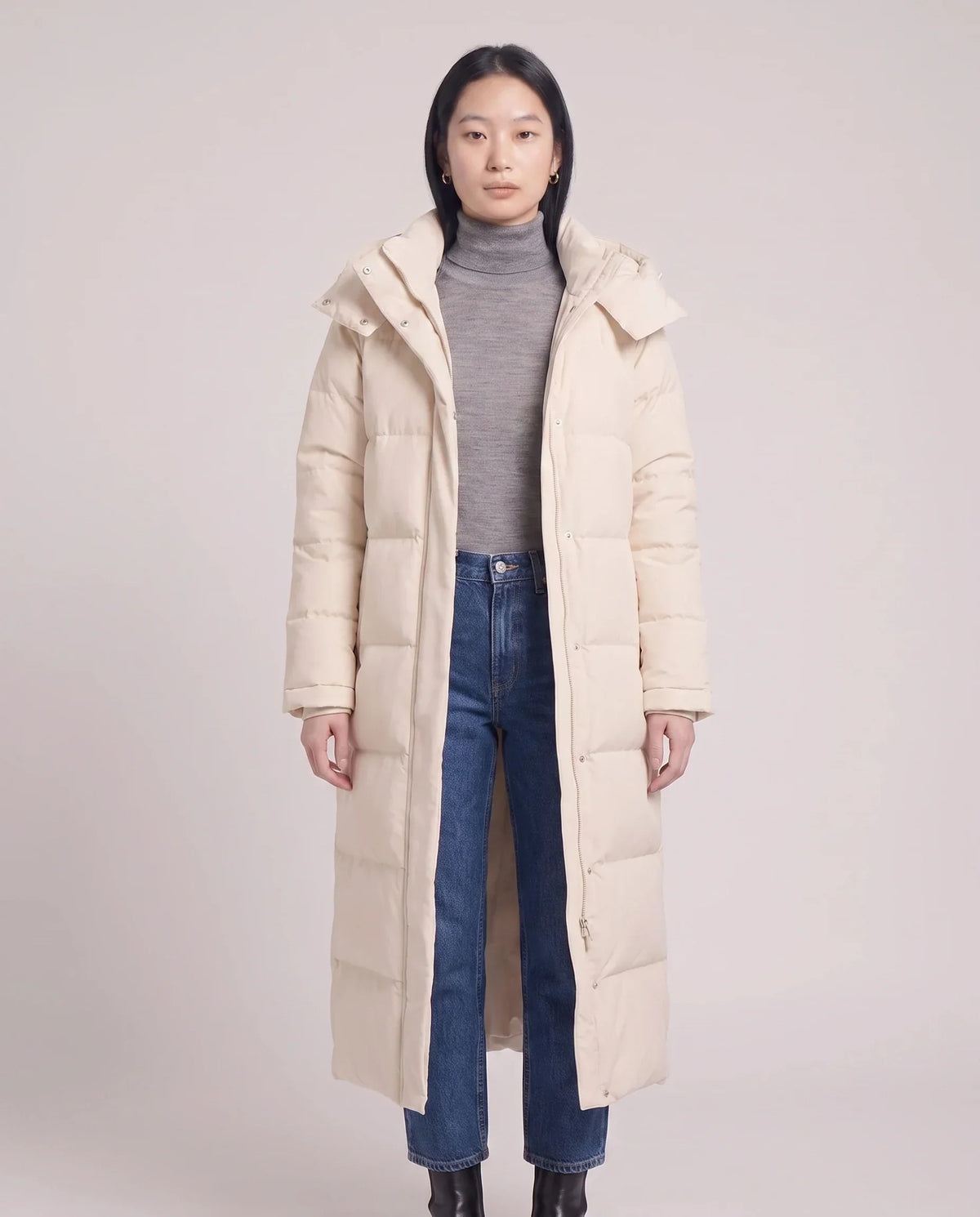 Maxi Hooded Puffer Coat