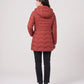 Fitted Mid-Length Hooded Puffer Jacket
