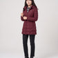 Fitted Mid-Length Hooded Puffer Jacket