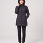 Fitted Mid-Length Hooded Puffer Jacket