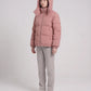 Short Oversized Puffer Jacket with Detachable Hood