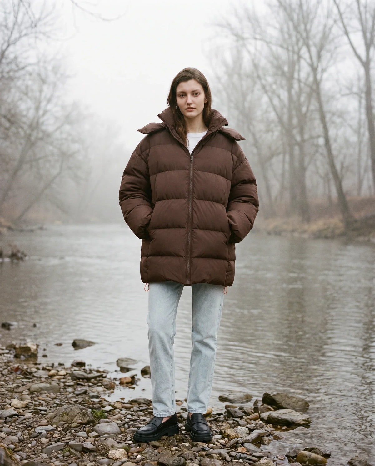 Oversized Hooded Puffer Jacket