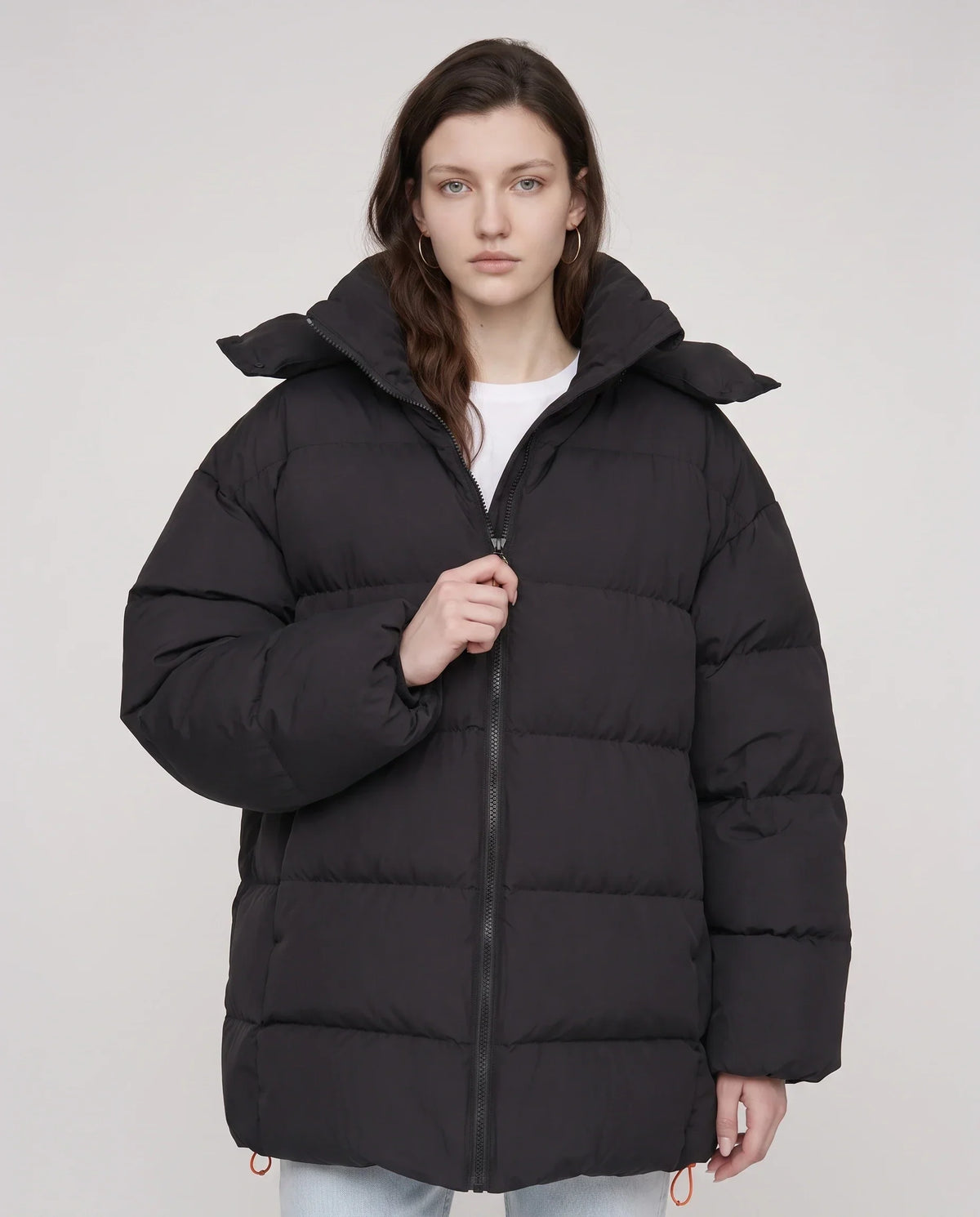 Oversized Hooded Puffer Jacket