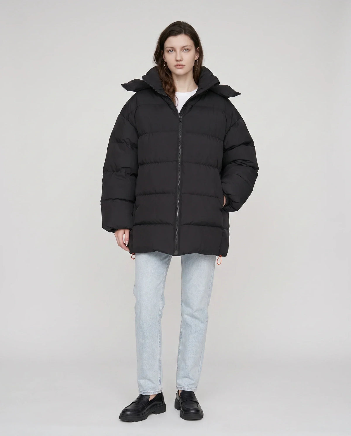 Oversized Hooded Puffer Jacket