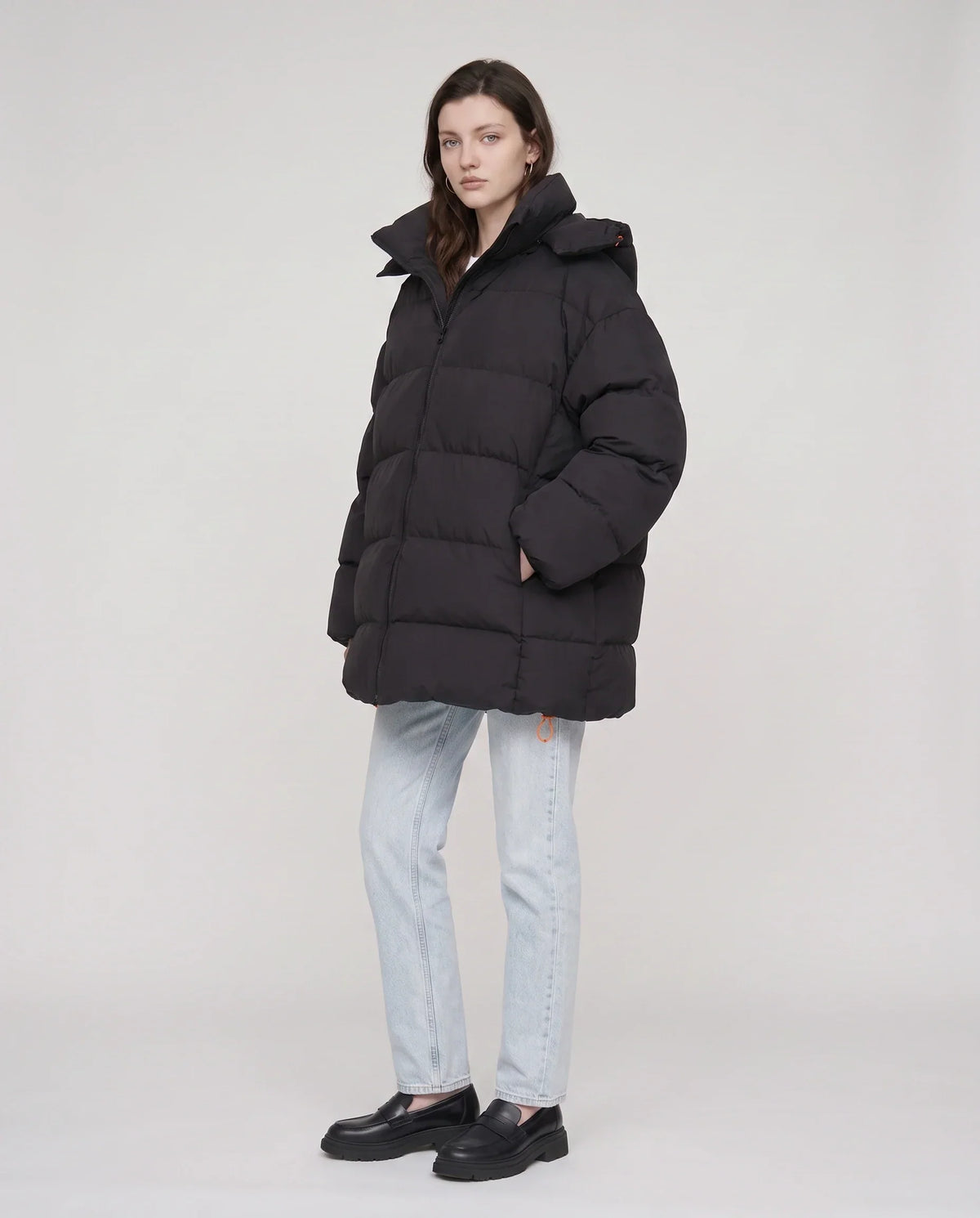 Oversized Hooded Puffer Jacket