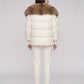 Oversized Puffer Jacket with Faux Fur Shawl Collar