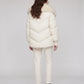 Oversized Puffer Jacket with Faux Fur Shawl Collar