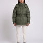 Oversized Hooded Puffer Jacket with Belt