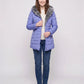 Mid-Length Fleece-Lined Puffer Jacket with Hood