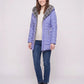 Mid-Length Fleece-Lined Puffer Jacket with Hood