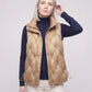 Satin Diamond-Quilted Puffer Gilet