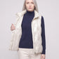 Satin Diamond-Quilted Puffer Gilet