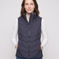 Fitted Sleeveless Puffer Gilet