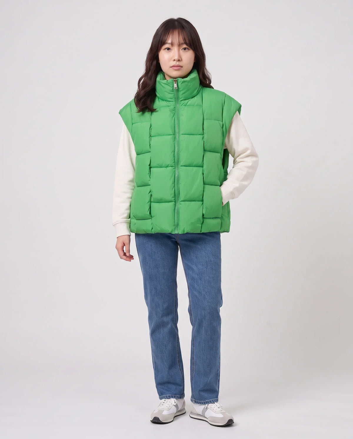 Oversized Quilted Puffer Gilet